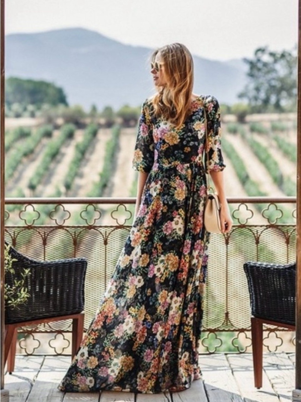 YUMI KIM Woodstock Floral Maxi Dress Size XS